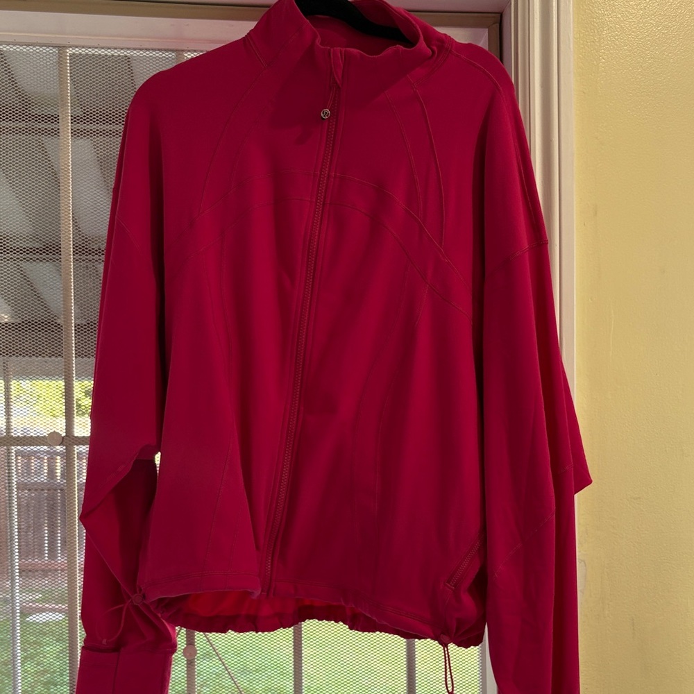 Lululemon Relaxed Define Women's Jacket bright pink